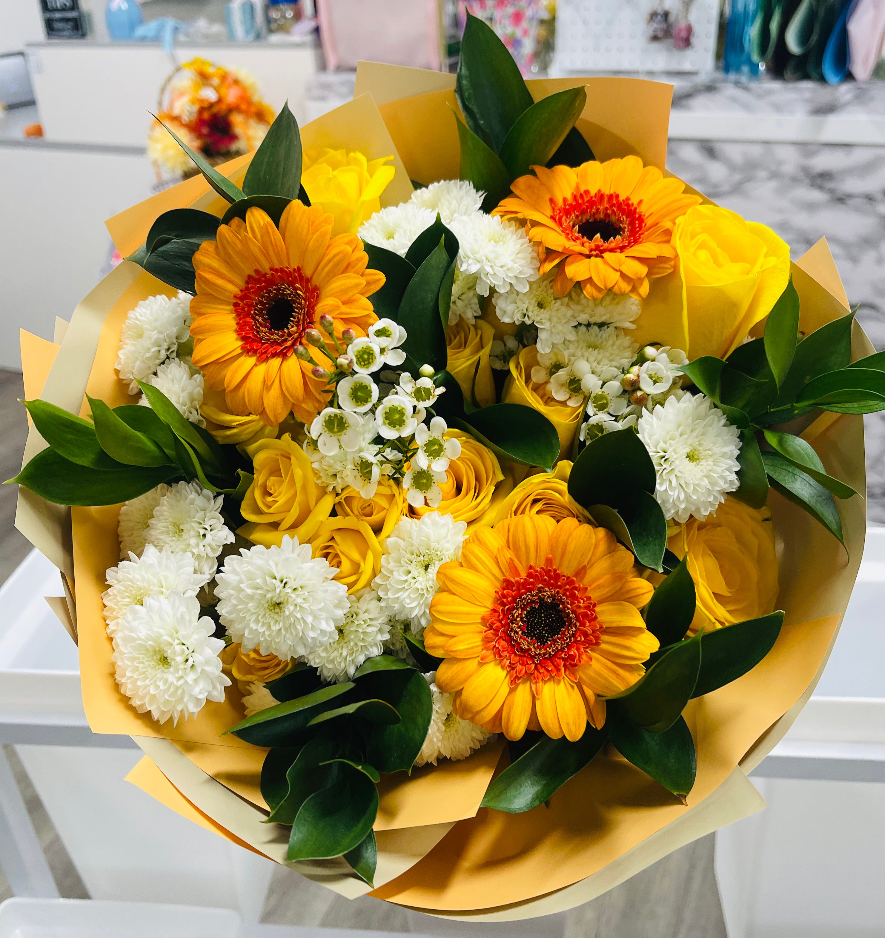 Golden Sunshine Bouquet.