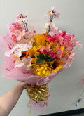 Pink Sunshine Artificial Bouquet.