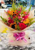 Sunset Rose Garden Bouquet.