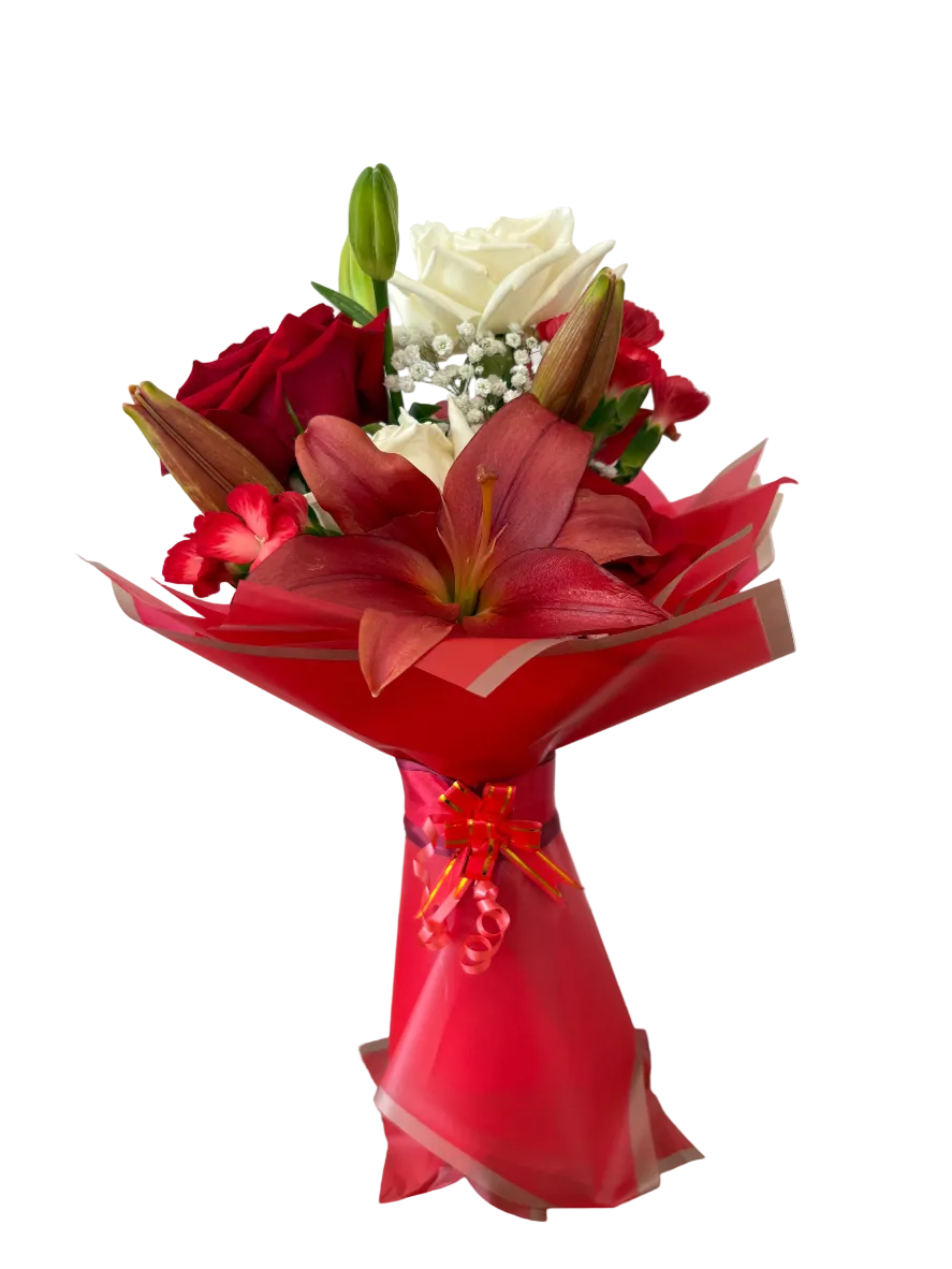 Wrapped lily rose vase (small)